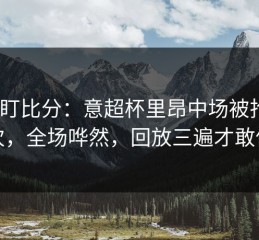 别只盯比分：意超杯里昂中场被抢断5次，全场哗然，回放三遍才敢信